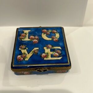 Limoges LOVE Trinket Box
